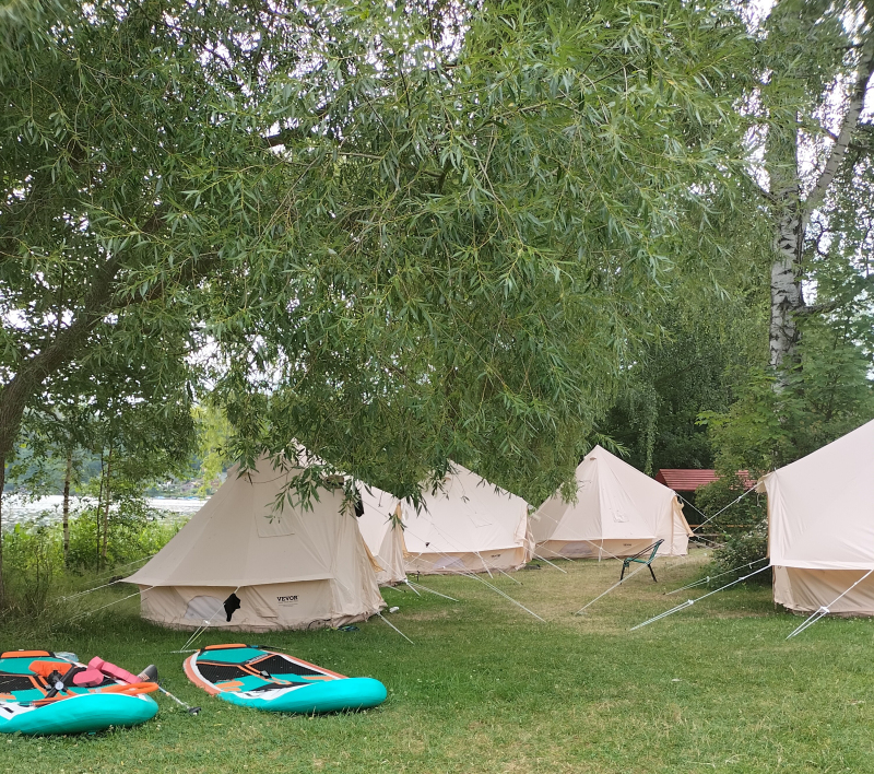 Campingfreizeit an der Kriebsteintalsperre